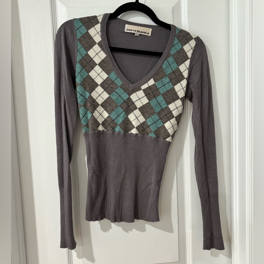 Costa Blanca Gray Sweater